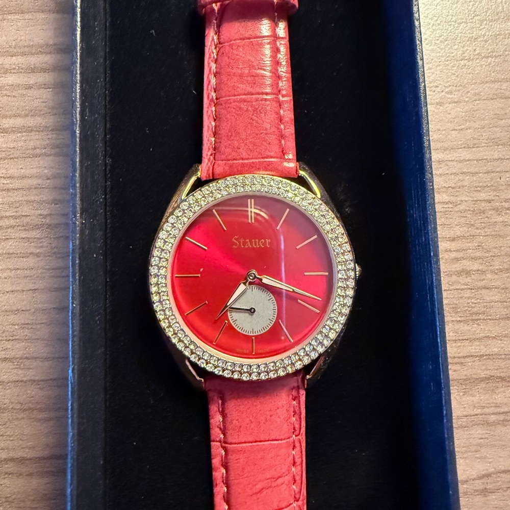 Stauer - Gold and Pink Fashionable Jewelry Watch